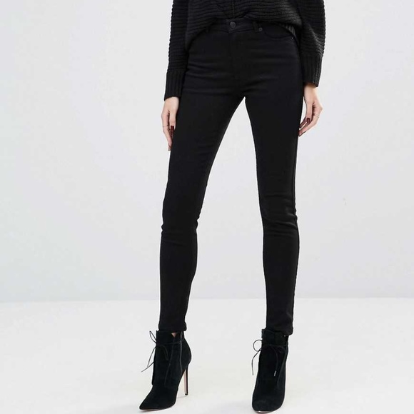 Whistles Skinny Jeans in Black - Picture 3 of 3